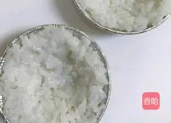 Illustration of how to make egg yolk cheese stir-fried rice 2