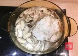 Illustration of how to make squid and seafood porridge 10