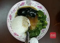 Illustration of how to make baked sea cucumber rice with abalone sauce 8