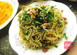 Illustration of making summer cold noodles 10