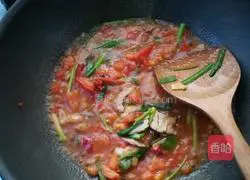 Illustration of how to make tomato rice noodles 9