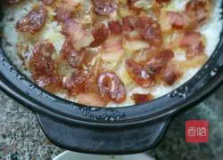 Illustration of how to make preserved clay pot rice 7