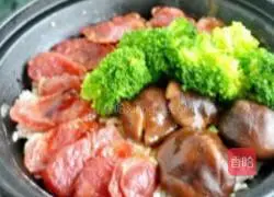 pIllustration of how to make claypot rice 8