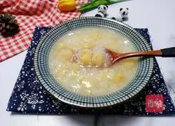 Illustration of how to make water chestnut brown rice porridge 9