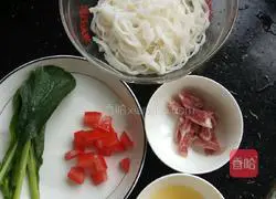 Illustration of how to make rice noodle soup 3