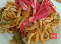 Illustration of home-style marinated pork braised noodles 6