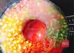 Illustration of how to make tomato braised rice 5