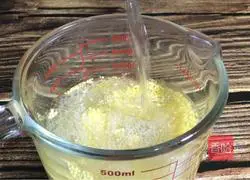 Illustration of how to make pig blood millet porridge 2