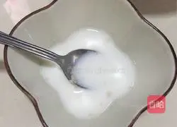 Illustration of how to make milky cornmeal cake 3