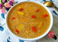 Illustration of how to make chestnut and millet porridge 9