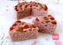 Illustration of how to make purple sweet potato cake 12