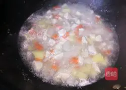 Illustration of how to make curry chicken rice bowl 6