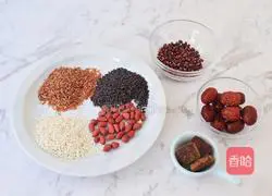 五Illustration of how to make red porridge 1