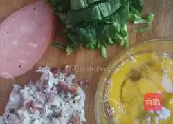 Illustration of how to make sesame burgers 1