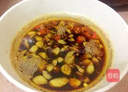 Illustration of how to make cold rice noodles 2