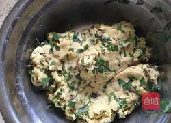 Illustration of how to make purslane steamed buns 7