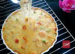 Illustration of Bacon and Corn Sausage Baked Rice 16