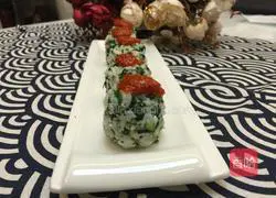 Illustration of how to make caviar rice balls 9