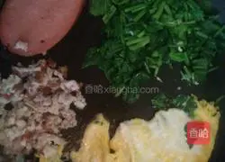 Illustration of how to make sesame burgers 2