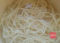 Illustration of how to make plain cold noodles 8