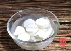 Illustration of how to make yam slices and millet porridge 1