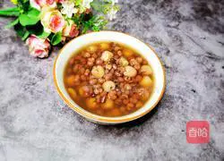 Illustration of how to make red bean, barley and lotus seed soup 9