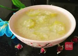 Illustration of how to make loofah and millet porridge 6