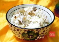 Illustration of braised rice with pig's trotter skin 4