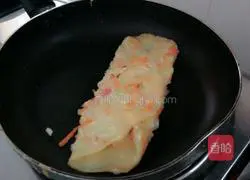 Illustration of how to make cabbage pancakes 10