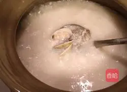 How to make white clams and pork ribs porridge Illustration 5