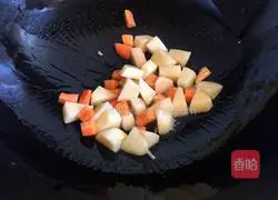 Illustration of how to make chicken leg rice bowl 4