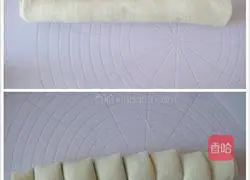 Thousand-layer double-color flower roll recipe illustration 6