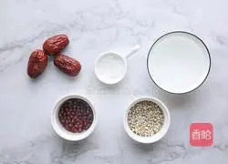 Illustration of how to make nourishing and dehumidifying rice paste 1