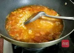 New ways to eat leftover rice: Illustration of how to make tomato and egg risotto 7