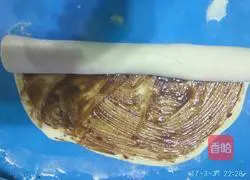 Illustration of how to make bean paste rolls 8