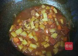 Illustration of tomato and chicken baked rice 7