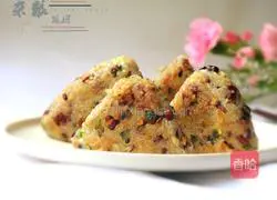 Illustration of how to make pan-fried potato and multi-grain rice balls 11