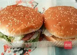 Homemade simple hamburger ~ Illustration 6