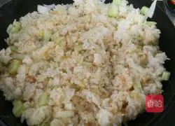 Illustration of how to make egg baked rice 4