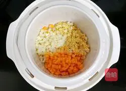 Illustration of how to make wild rice millet porridge (baby food supplement) 5