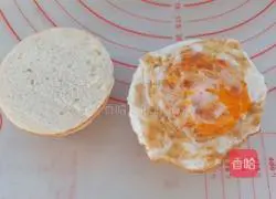 Illustration of how to make mini burger nutritious breakfast 14