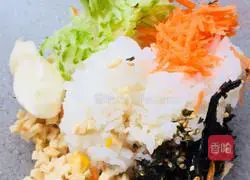 Illustration of how to make rice balls 3