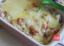 Cheese Baked Rice Recipe Illustration 9