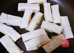 Lemon fish ham Spring roll recipe illustration 8