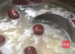 Illustration of how to make red dates, oats and millet porridge 8