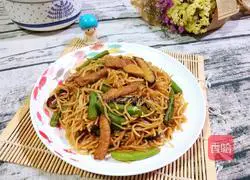 Illustration of how to make braised beans and noodles 13