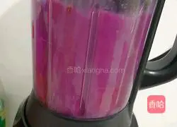 Illustration of how to make purple sweet potato, yam and purple rice paste 4