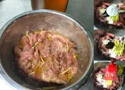 Illustration of how to make beef and vegetable porridge 5