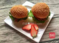 Illustration of how to make spicy chicken burger 5