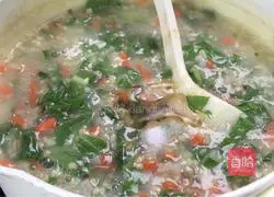 Quinoa and mixed rice Illustration of how to make porridge 8